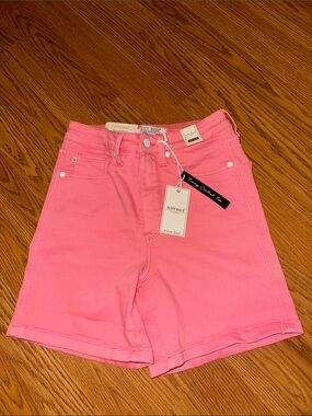 Judy Blue High Waist Pink Shorts